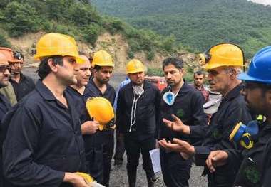 حضور تیم حقیقت یاب حادثه معدن زمستان یورت در آزادشهر