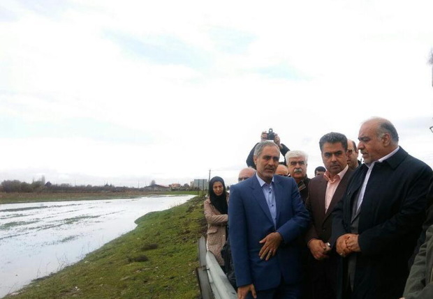 استاندار از رودخانه های شهر کرمانشاه بازدید کرد