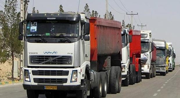کامیون داران آذربایجان شرقی 40 هزار تن بار حمل کردند