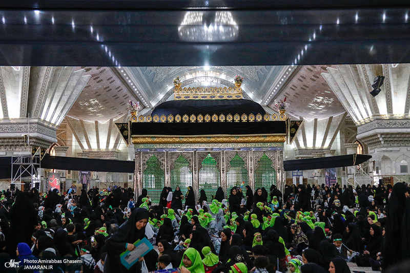 مراسم سه سالگان حسینی(ع) در حرم امام خمینی