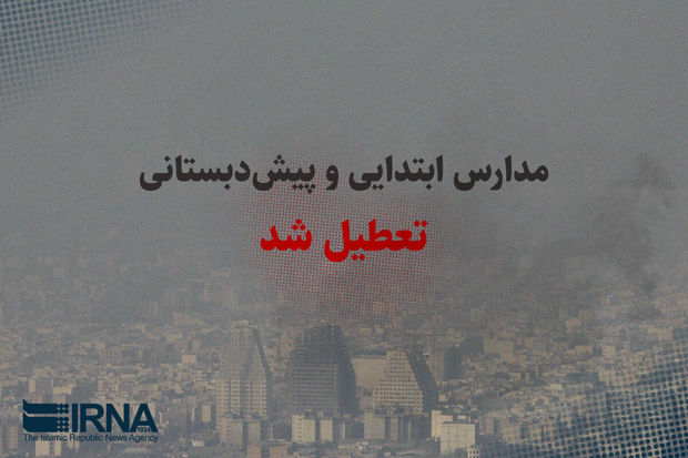 مدارس ابتدایی و مهدکودک شهر تهران فردا تعطیل شد