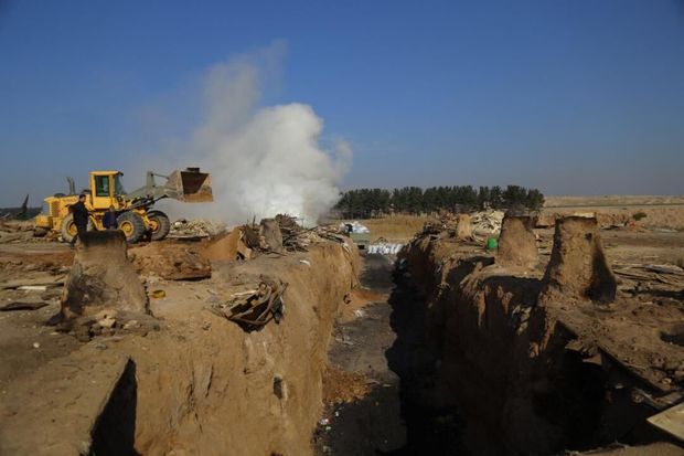 ۳۳ کوره زغال گیری در شهرستان ری تخریب شد