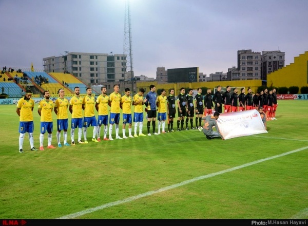 گزارش تصویری دیدار تیم فوتبال صنعت نفت آبادان و نساجی مازندران