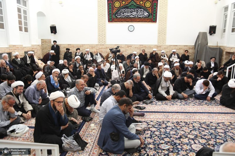 مراسم عزاداری شهادت امام صادق (ع)  در بیت آیت الله العظمی شبیری زنجانی