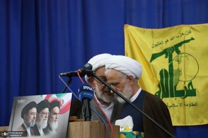 مراسم سی و هفتمین سالگرد بزرگداشت امام خمینی (س) در روستای خیارج استان قزوين