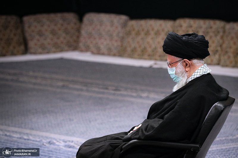 عزاداری شب شهادت حضرت زهرا (س) در حسینیه امام خمینی