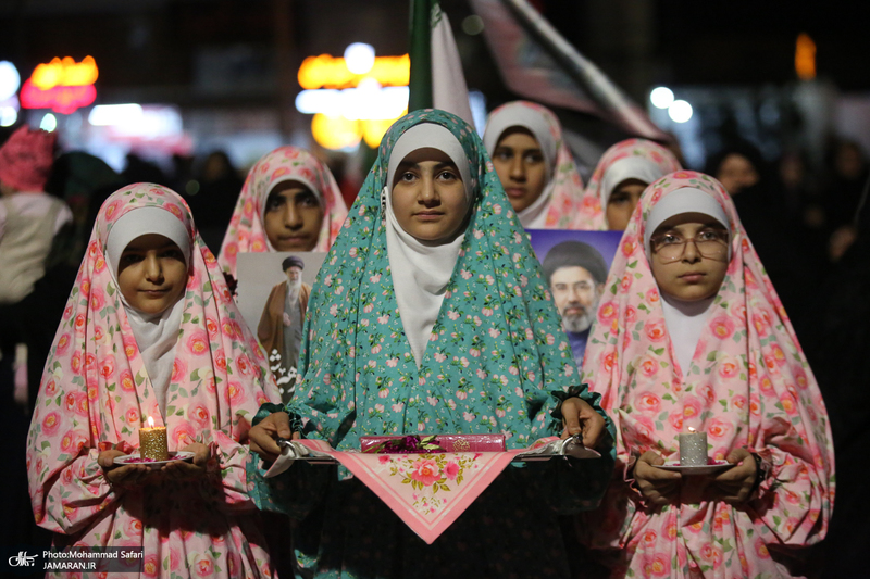 مراسم عقد زوج های جوان فسایی با حضور خادمین امام رضا (ع)