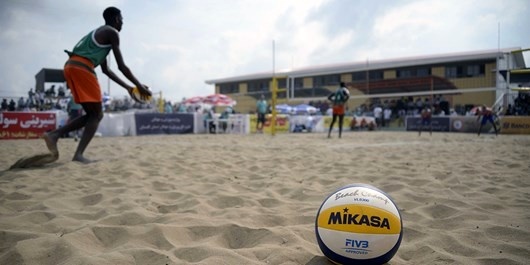 پایان مسابقات والیبال ساحلی نونهالان کشور در قزوین