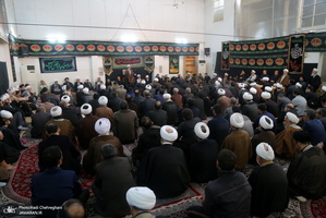 مراسم عزاداری شهادت امام رضا(ع) در بیوت مراجع عظام تقلید