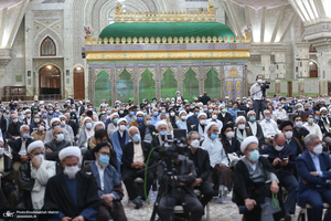 مراسم بزرگداشت حجت الاسلام و المسلمین محتشمی پور(ره) در حرم مطهر امام خمینی