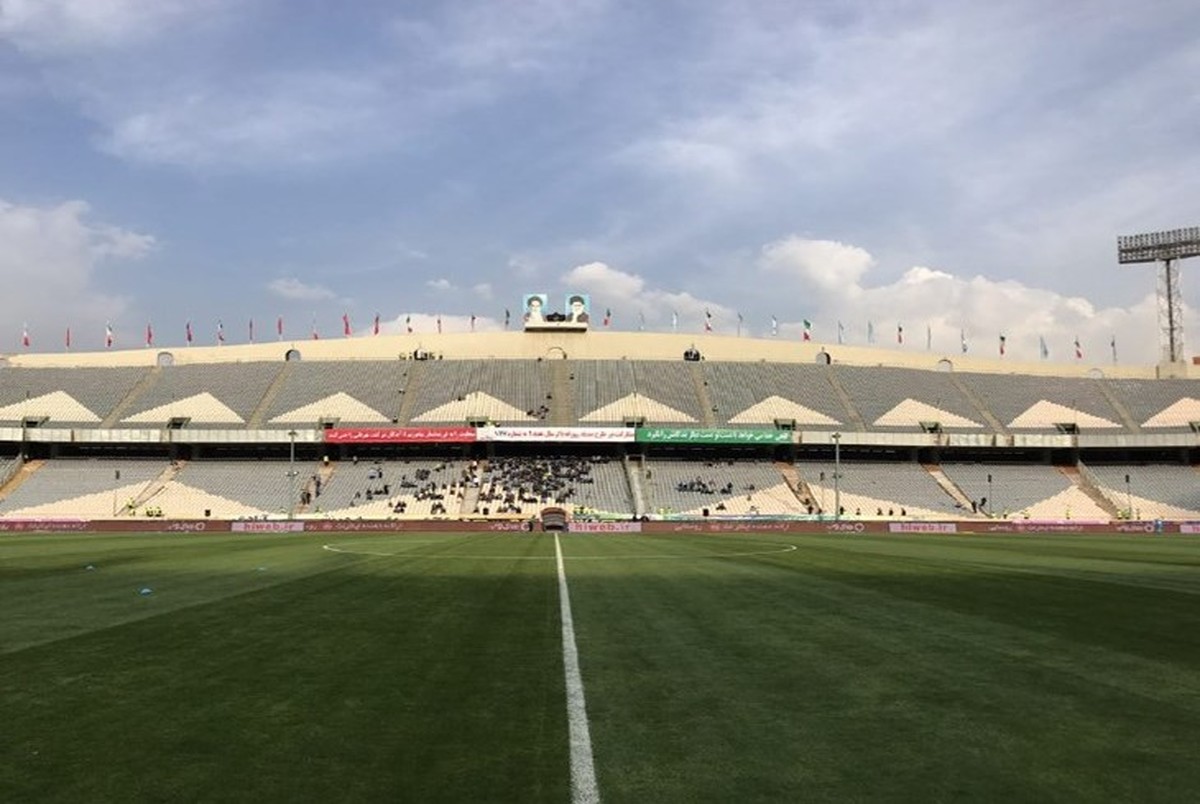 تصویری از ورزشگاه آزادی پیش از دیدار استقلال مقابل سیاه جامگان