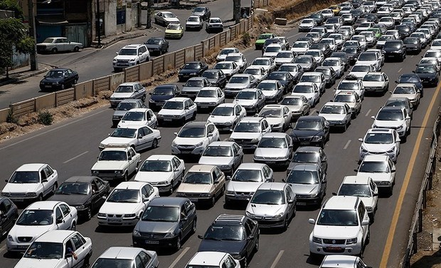عملیات عمرانی سبب ترافیک سنگین درراه های البرز شد