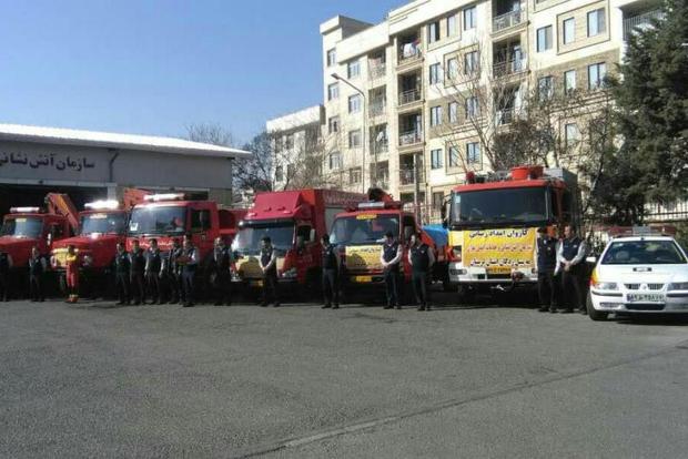 آتش نشانان تهرانی به مناطق سیل  زده لرستان اعزام شدند