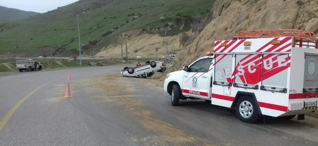 امدادگران به 96  حادثه دیده  در اردبیل کمک کردند