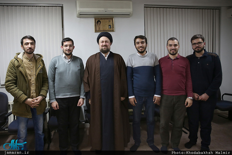 دیدار اعضای شورای مرکزی انجمن اسلامی دانشجویان دانشگاه تهران و علوم پزشکی تهران با سید حسن خمینی