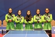 باخت تیم ملی زنان ایران در گام نخست پینگ پنگ قهرمانی جهان