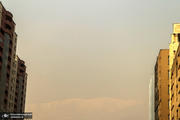 آلودگی هوا طی ۲۴ ساعت گذشته در تهران