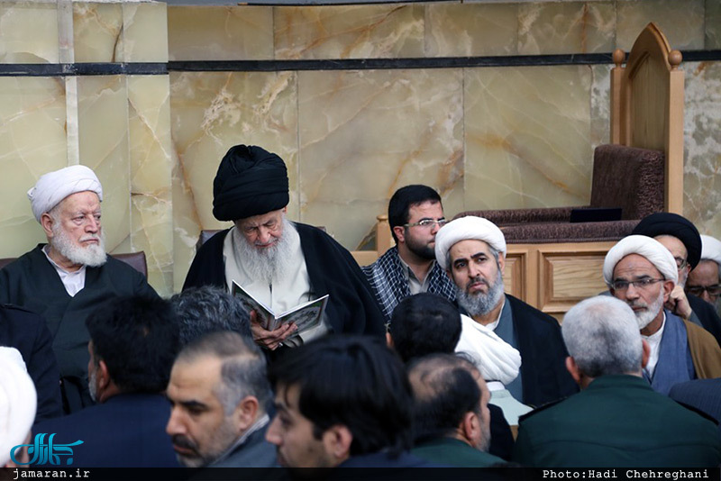 مراسم بزرگداشت آیت الله هاشمی رفسنجانی(ره) در مسجد اعظم قم-1