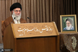 سخنرانی رهبر معظم انقلاب به‌مناسبت روز جهانی قدس