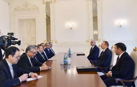 محمود واعظی با رئیس جمهوری آذربایجان دیدار کرد