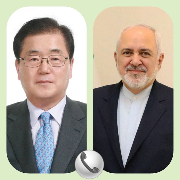 ظریف خطاب به وزیر خارجه کره جنوبی: دسترسی به منابع مالی بانک مرکزی را فراهم کنید