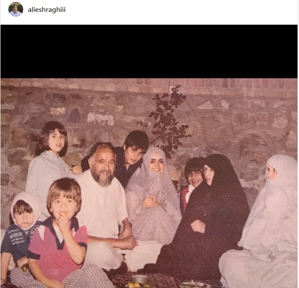 عکس خانوادگی که علی اشراقی منتشر کرد