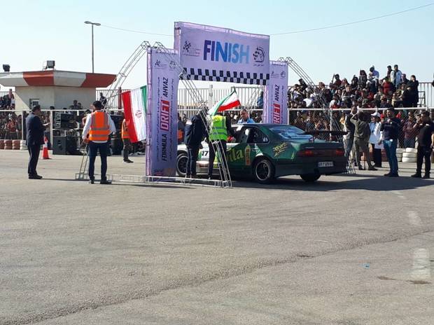 قهرمانی اتومبیلران خوزستانی در رقابت های فرمولا دریفت کشور