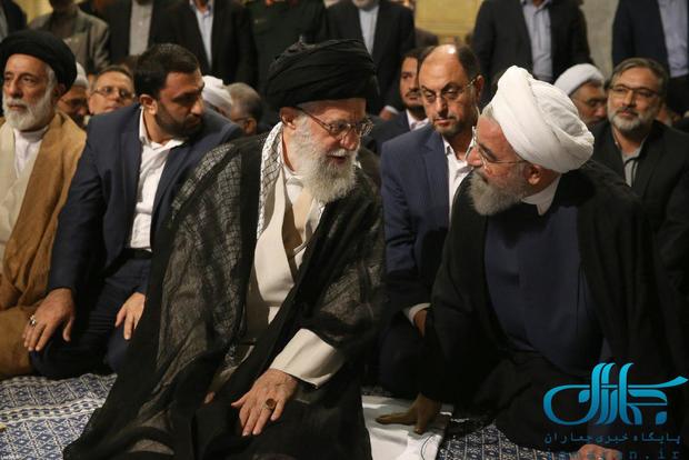 گفت و گوی رهبر معظم انقلاب و رئیس جمهور روحانی+عکس