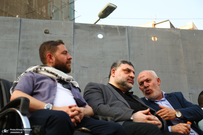 مراسم استقبال و تکریم خانواده های شهیدان غزه