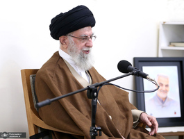 دیدار خانواده سردار شهید حاج قاسم سلیمانی با رهبر معظم انقلاب