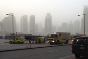 آتش سوزی مهیب در دبی