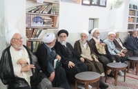 مراسم روز شهادت امام محمد باقر (ع) در دفتر آیت‌الله‌العظمی صانعی (14)