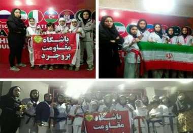 تیم مقاومت بروجرد13مدال مسابقات جام دوستی ملت ها را کسب کرد