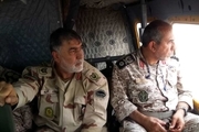 معاون ستادکل نیروهای مسلح از مناطق سیل زده خوزستان دیدن کرد