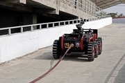 تصاویر اولین ربات ماشینی آتش نشان ایرانی