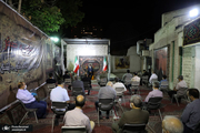 مراسم هیات رزمندگان شهدای تخریب در حسینیه شهید احمدلو