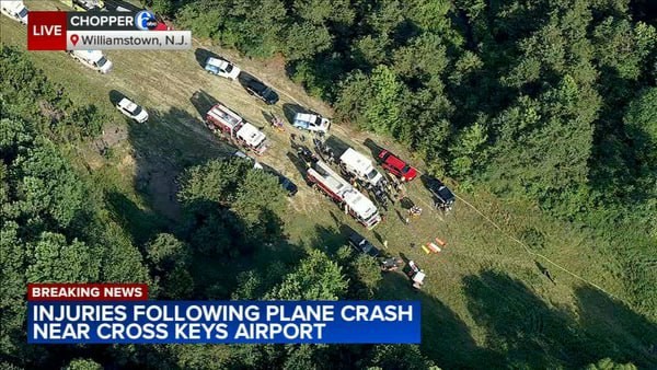 سقوط یک هواپیما با ۱۴ سرنشین در آمریکا + عکس