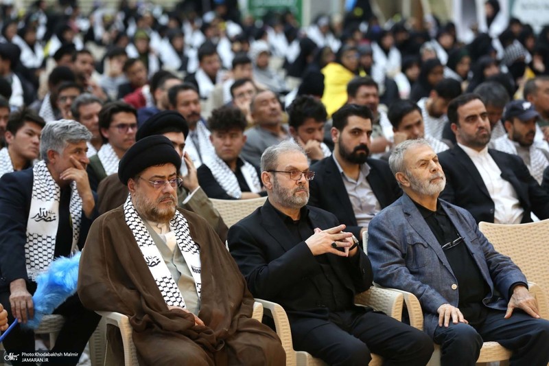 مراسم چهلم شهید سیدحسن نصرالله و سرلشکر نیلفروشان در حرم امام خمینی (س)