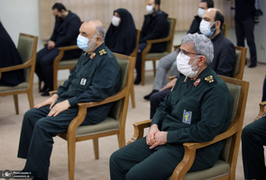 دیدار خانواده و اعضای ستاد بزرگداشت شهید حاج قاسم سلیمانی با رهبر معظم انقلاب