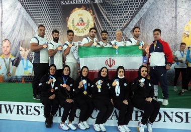 سومی ایران در مسابقات مچ‌اندازی قهرمانی آسیا