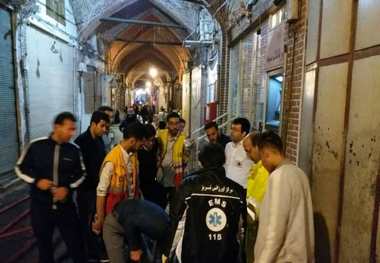 29 نفر در حادثه آتش سوزی بازار تبریز مصدوم شدند