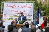 آیین خشت‌گذاری مدرسه امام خمینی(س) خمین