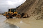 بارش باران راه ارتباطی ۳۰ روستای ریگان را مسدود کرد