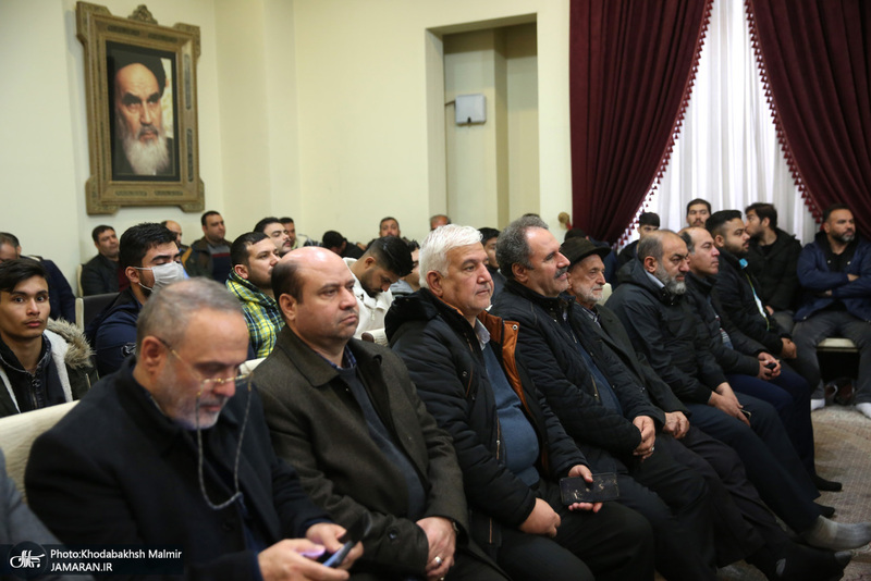 دیدار  رئیس و جمعی از اعضای اتاق اصناف تهران‌ با سید حسن خمینی