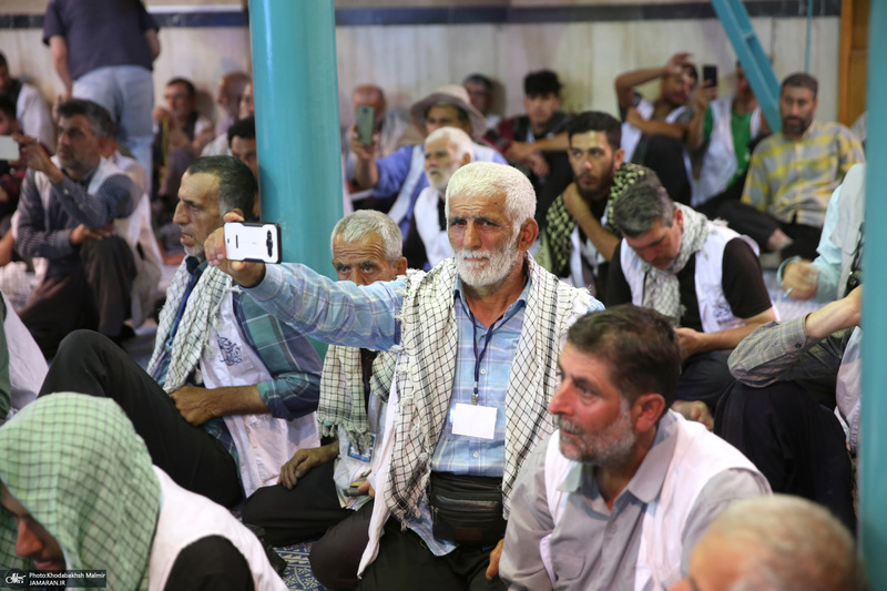 مراسم عزاداری کاروان پیاده زائران امام خمینی (س) استان گیلان در حسینیه جماران