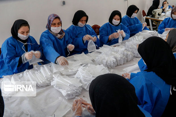 ۱۹ کارگاه تولید ماسک بهداشتی در استان فعالیت می کند