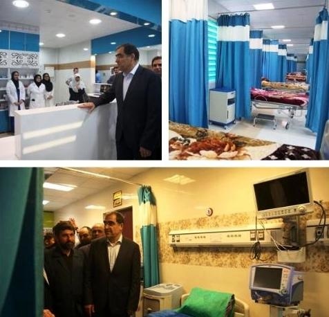 افتتاح پروژه های درمانی شهرستان شوشتر