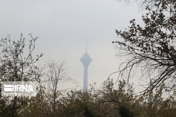 آسمان استان تهران غبارآلود می‌شود