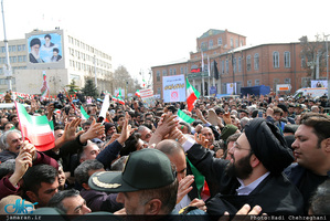 سخنرانی سید حسن خمینی در راهپیمایی 22 بهمن ارومیه‎
