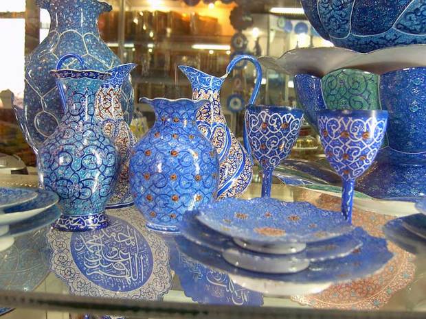نمایشگاه صنایع دستی هنرجویان فنی و حرفه ای اصفهان برپا شد